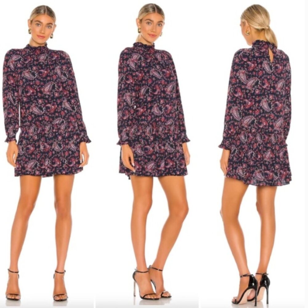 La Vie Long Sleeve Madeleine Dress By Rebecca Taylor NWT